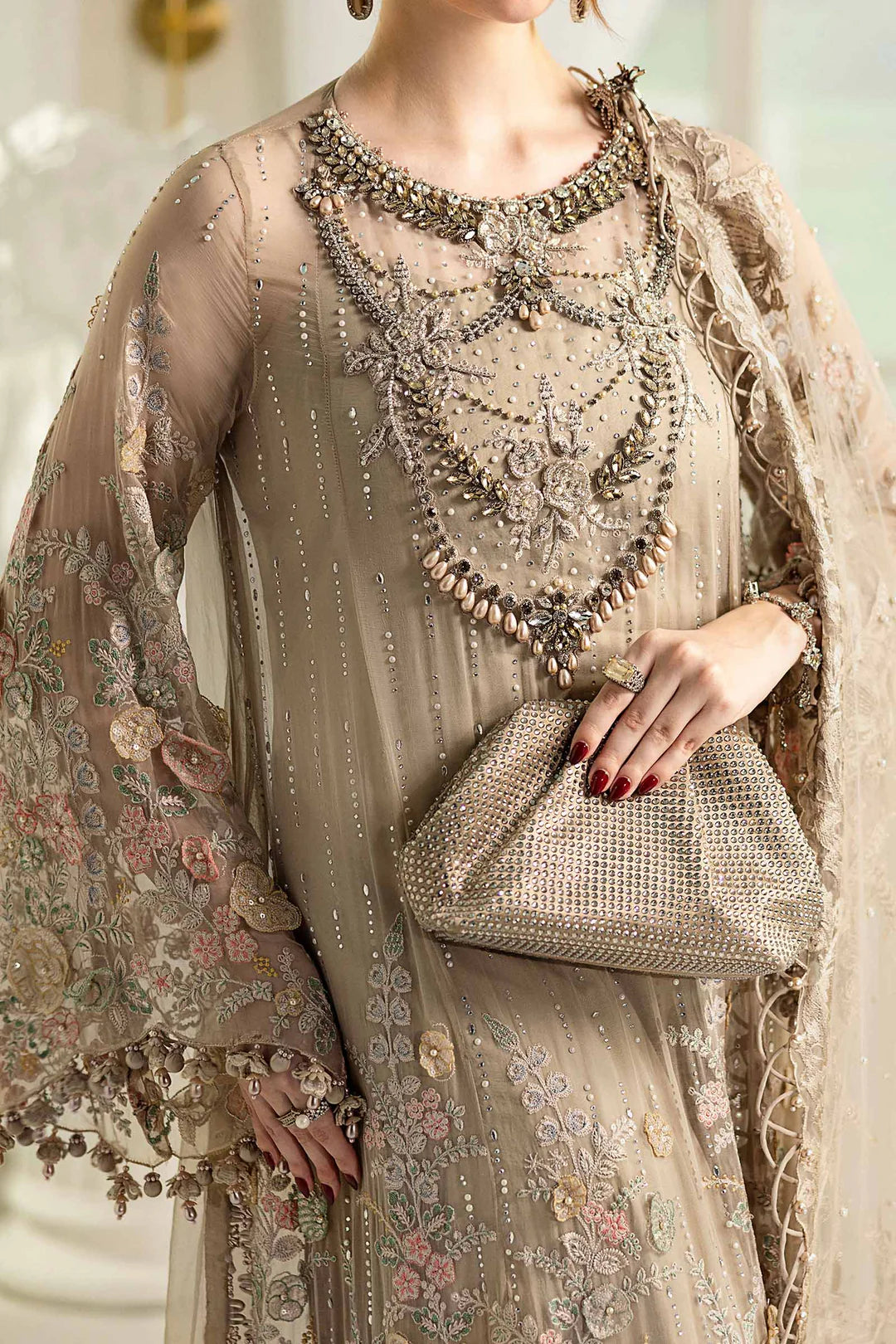 Maria.B - EMBROIDERED CHIFFON
