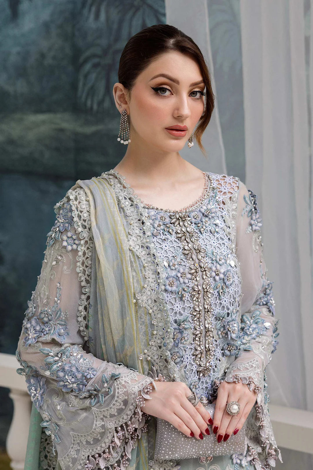 Maria.B - EMBROIDERED CHIFFON    MPC-25