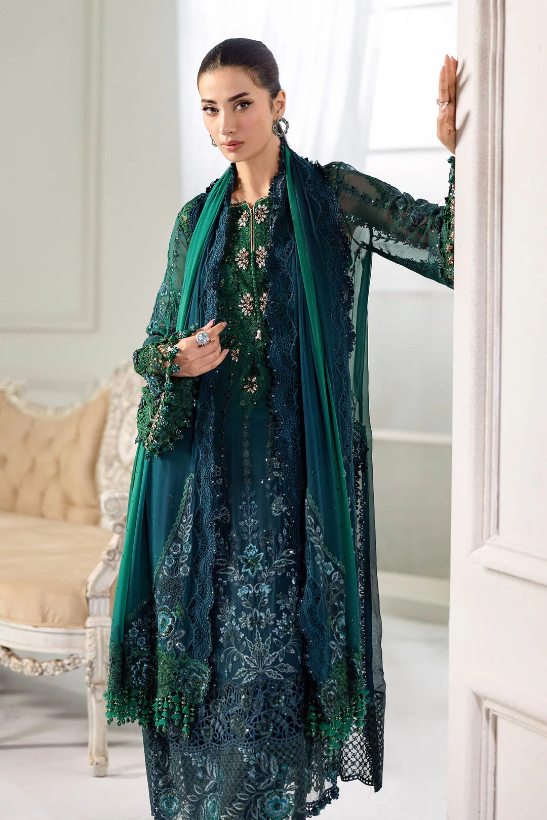 Maria.B - EMBROIDERED CHIFFON    MPC-25