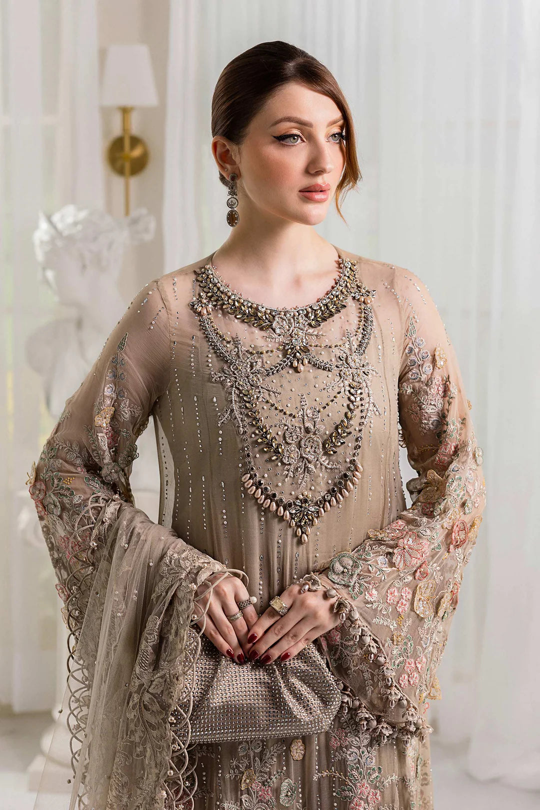 Maria.B - EMBROIDERED CHIFFON