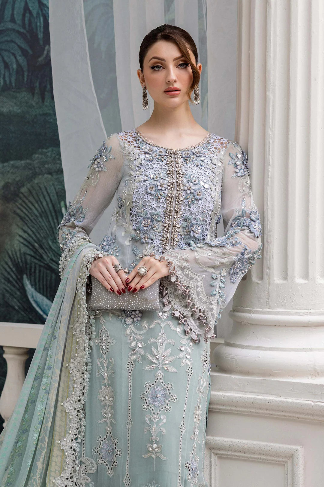 Maria.B - EMBROIDERED CHIFFON    MPC-25