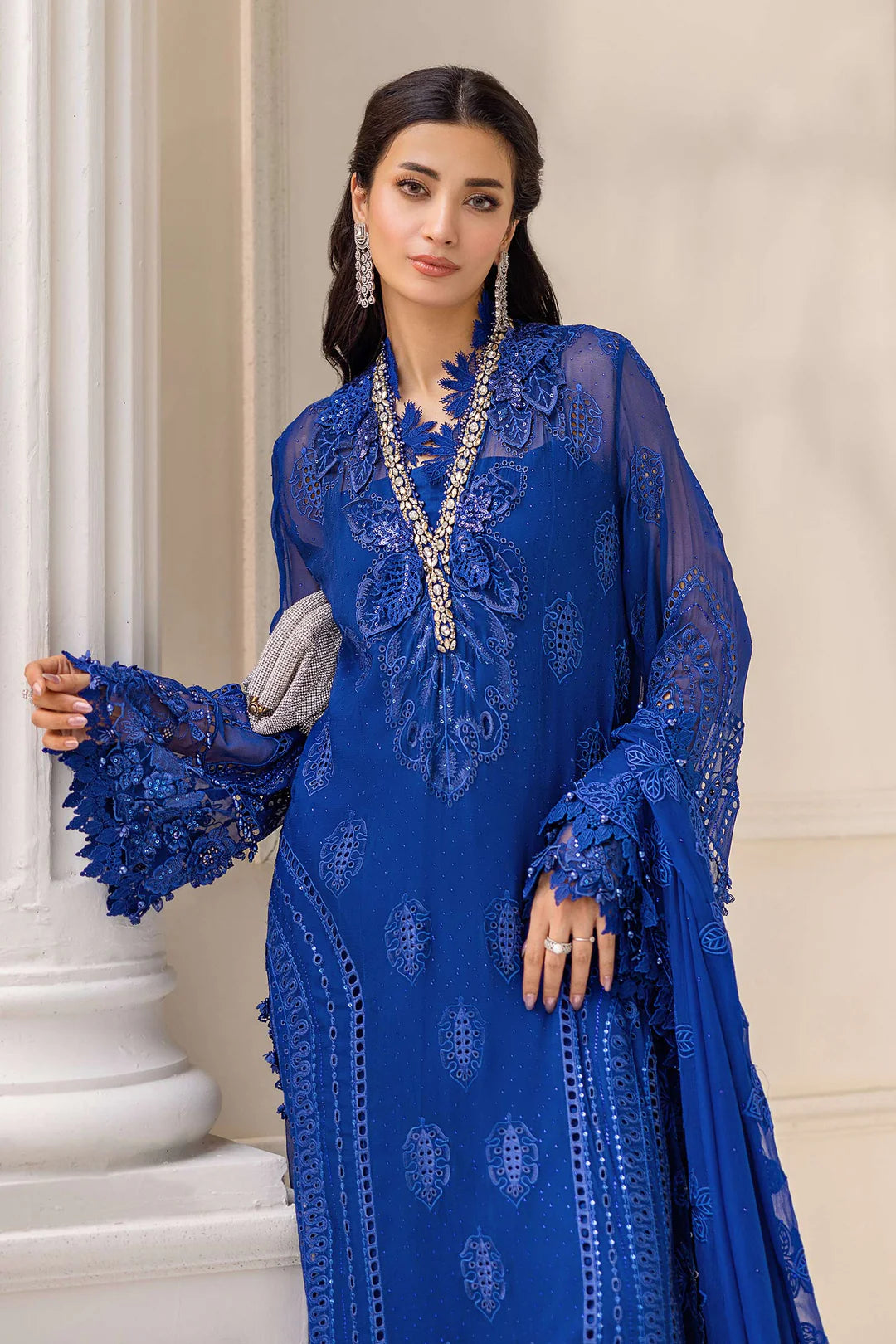 Maria.B - EMBROIDERED CHIFFON