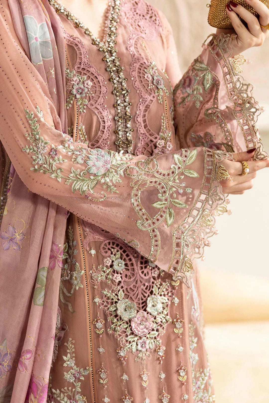 Maria.B - EMBROIDERED CHIFFON