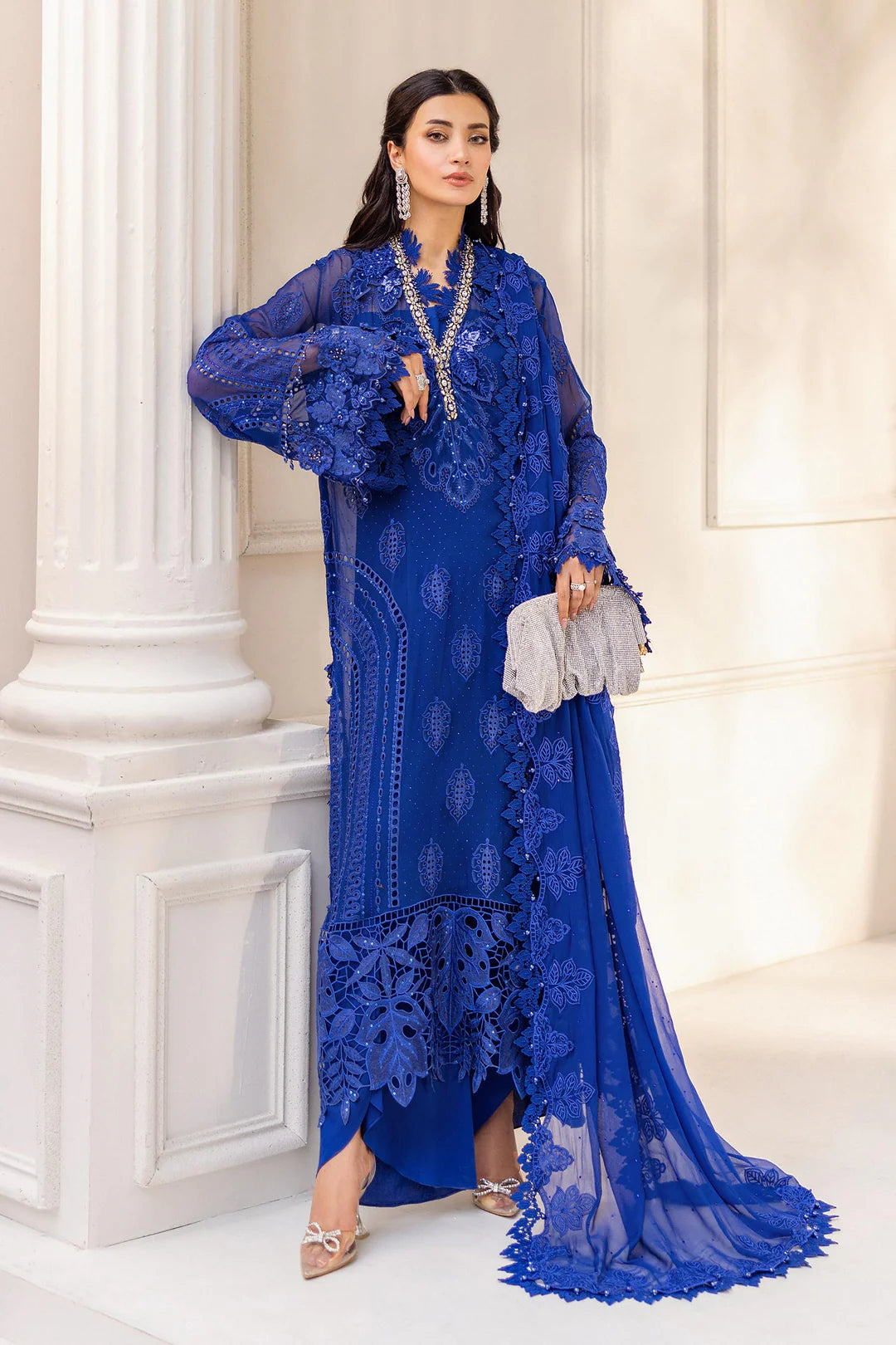 Maria.B - EMBROIDERED CHIFFON