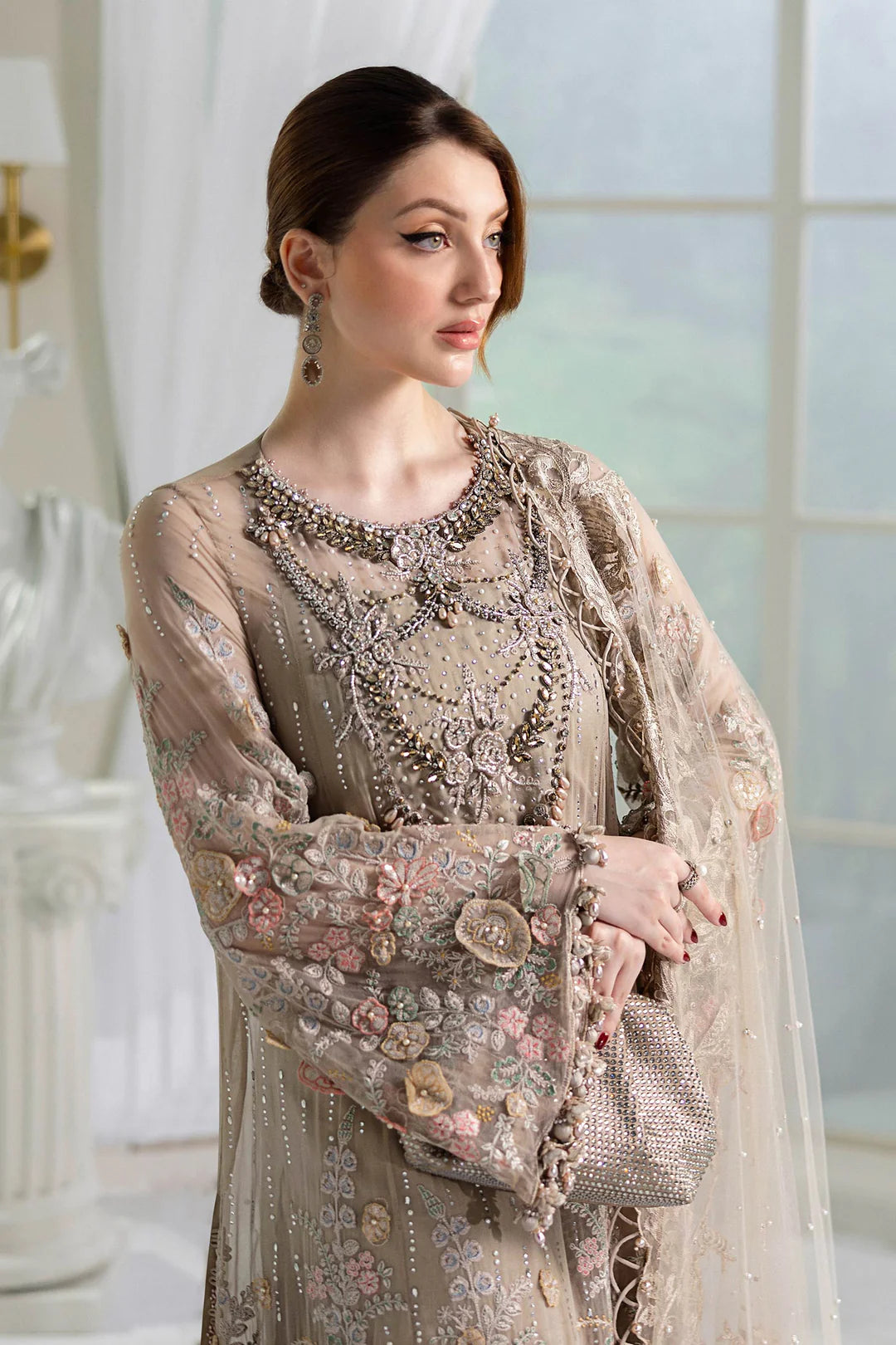Maria.B - EMBROIDERED CHIFFON
