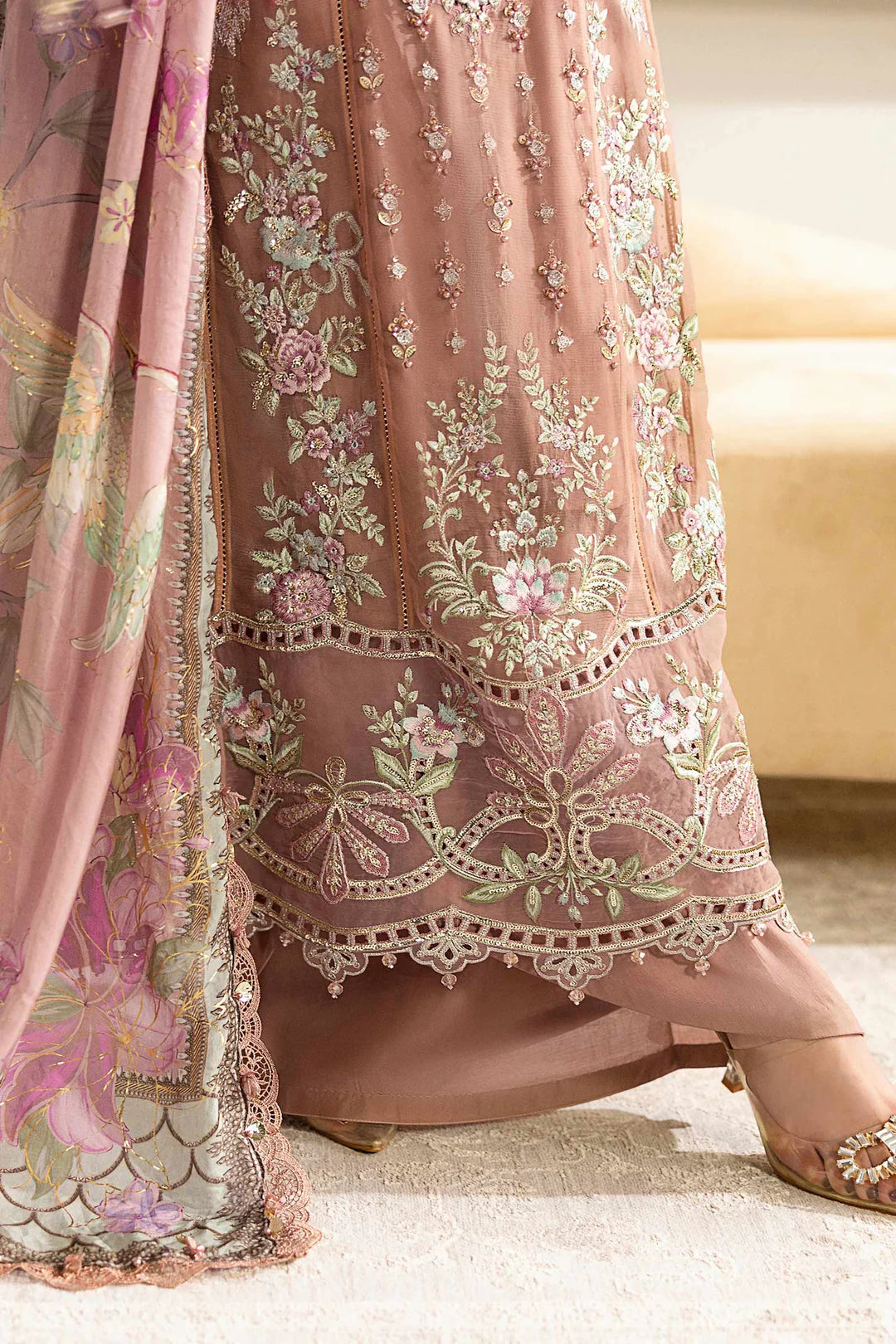 Maria.B - EMBROIDERED CHIFFON