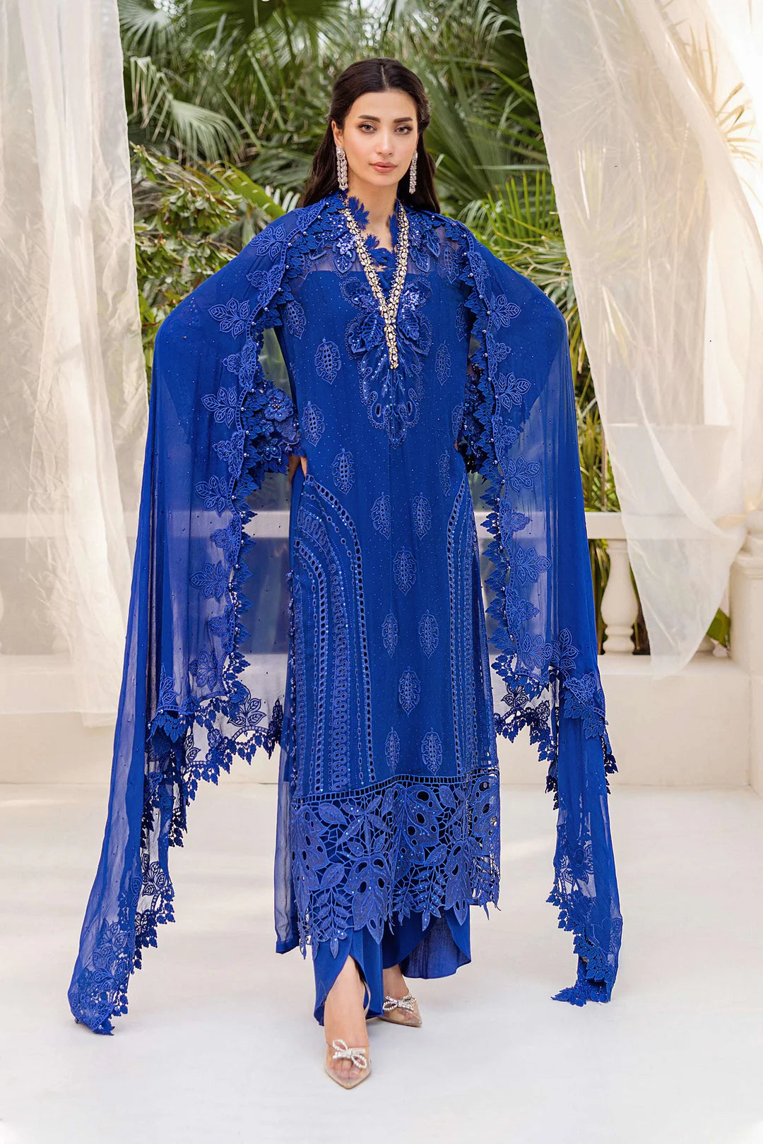 Maria.B - EMBROIDERED CHIFFON