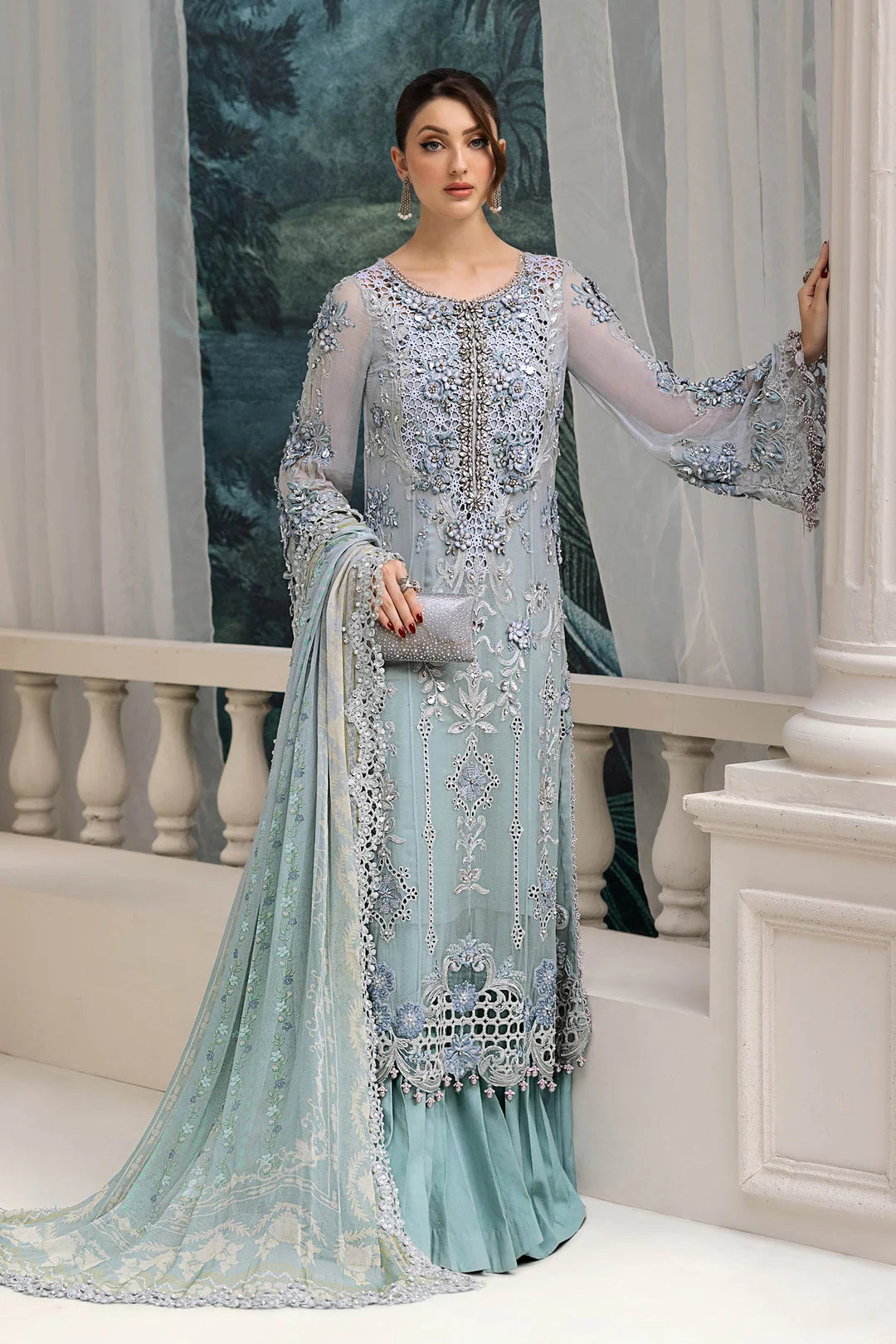 Maria.B - EMBROIDERED CHIFFON    MPC-25
