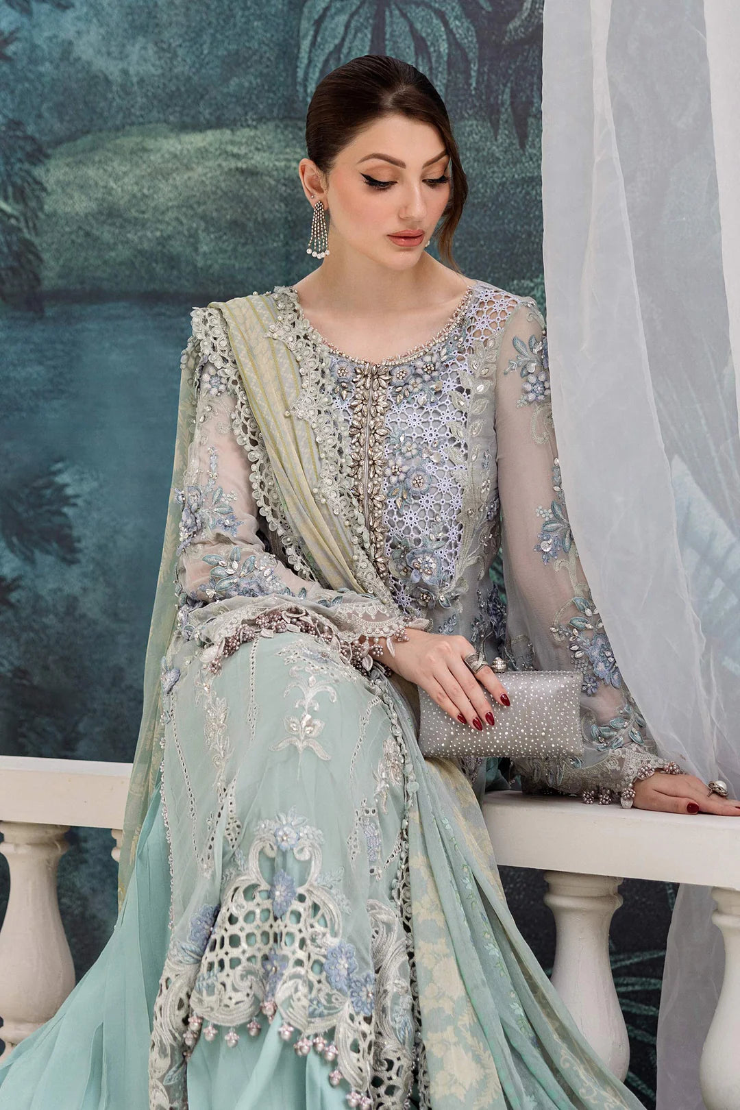 Maria.B - EMBROIDERED CHIFFON    MPC-25