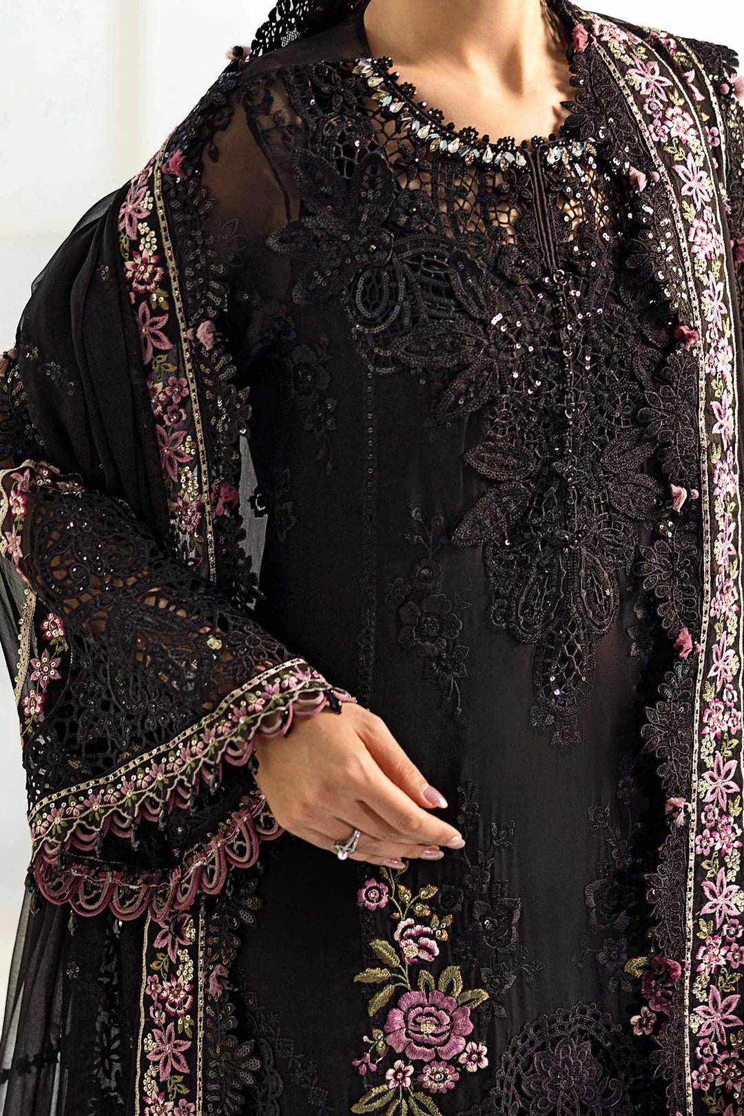 Maria.B - EMBROIDERED CHIFFON    MPC-25
