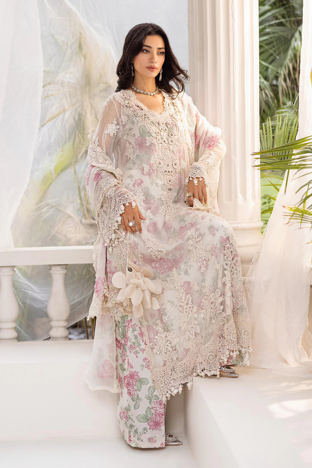 Maria.B - EMBROIDERED CHIFFON