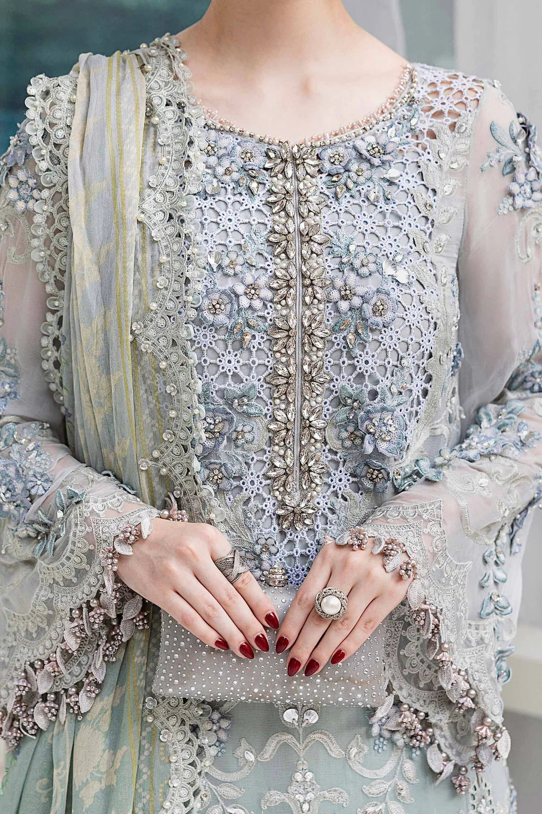 Maria.B - EMBROIDERED CHIFFON    MPC-25