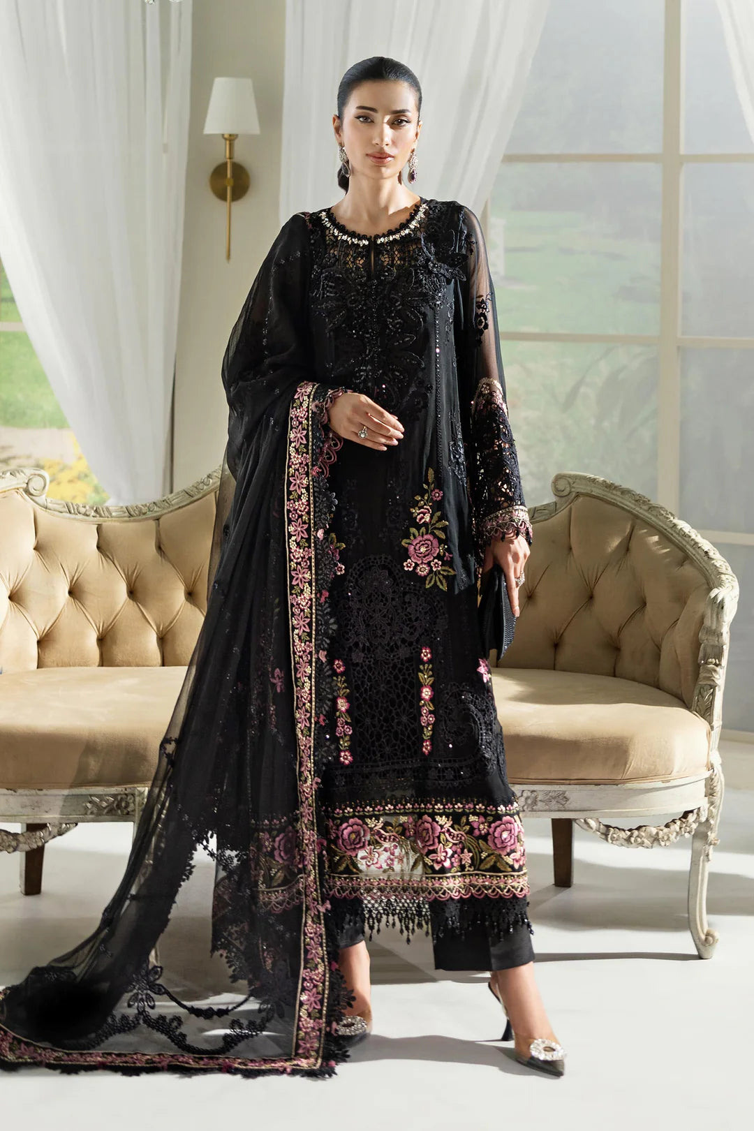 Maria.B - EMBROIDERED CHIFFON    MPC-25