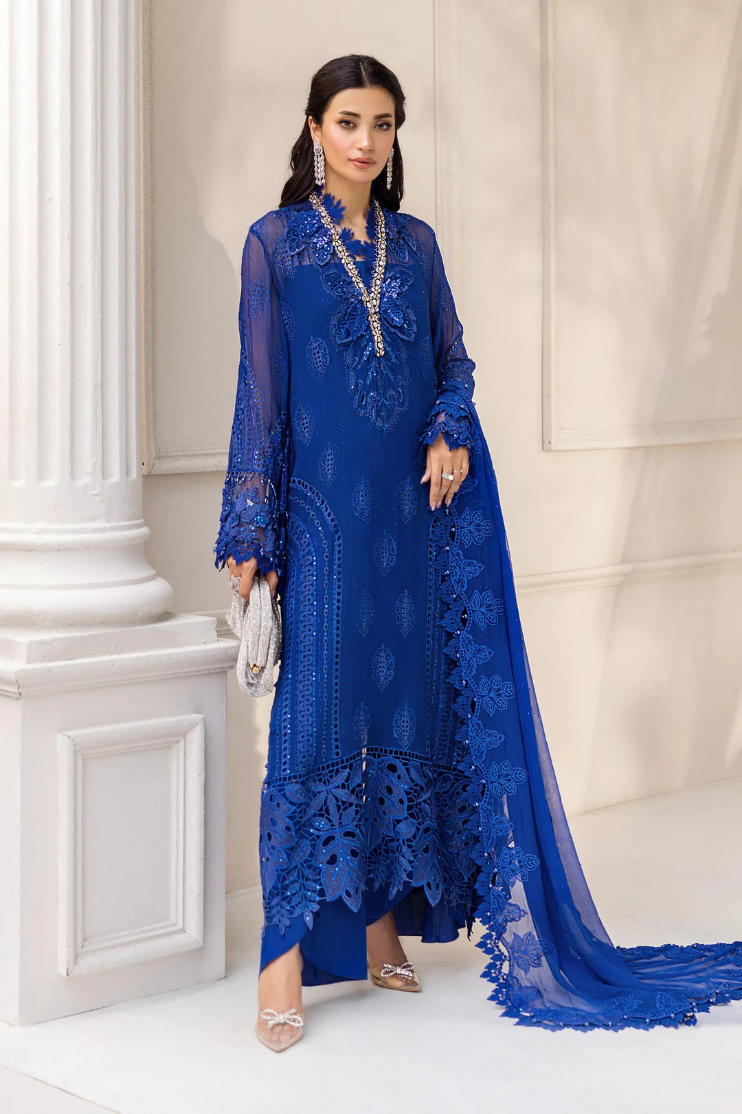 Maria.B - EMBROIDERED CHIFFON