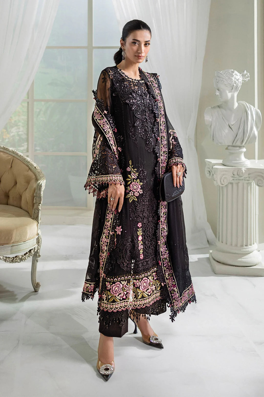 Maria.B - EMBROIDERED CHIFFON    MPC-25