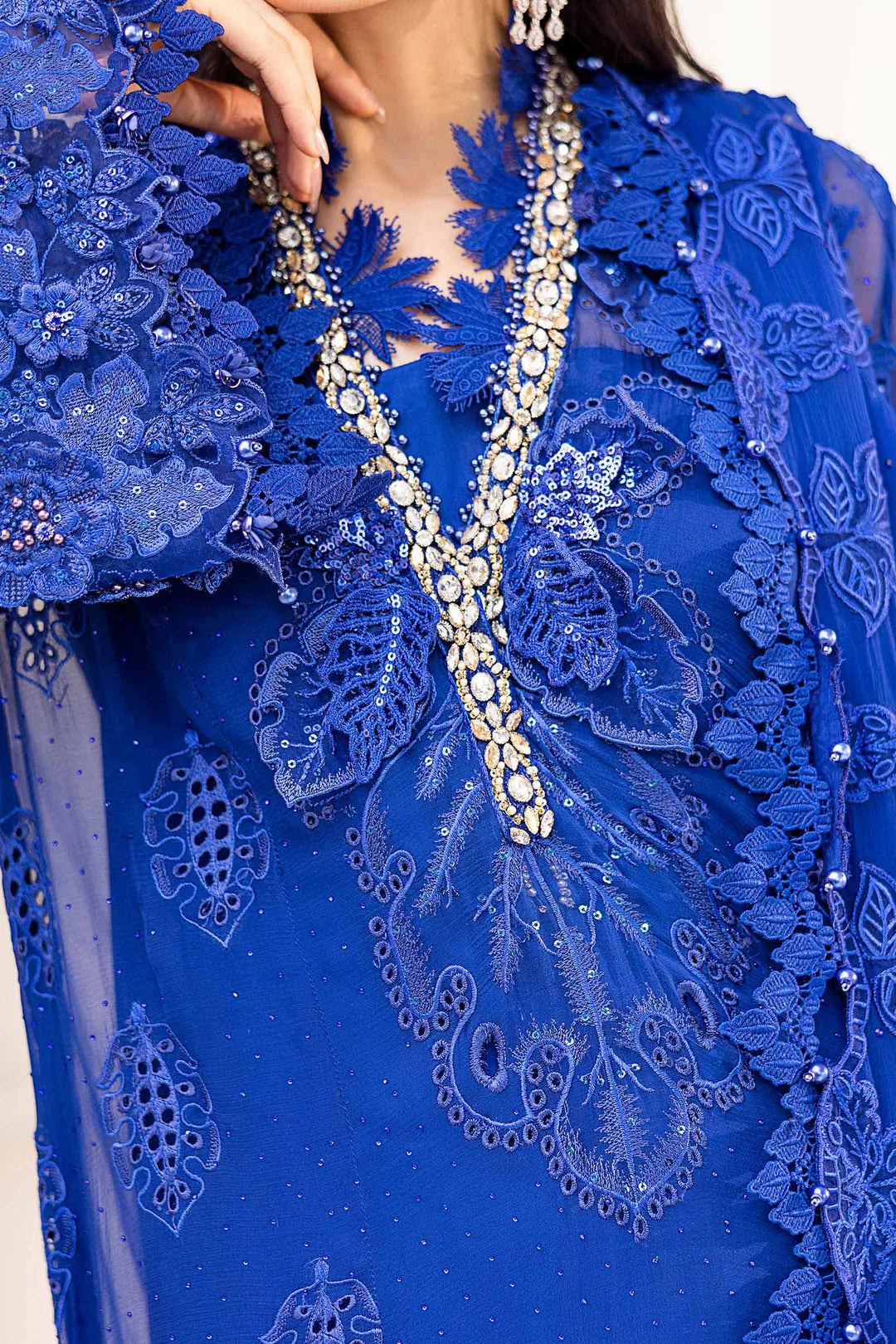 Maria.B - EMBROIDERED CHIFFON