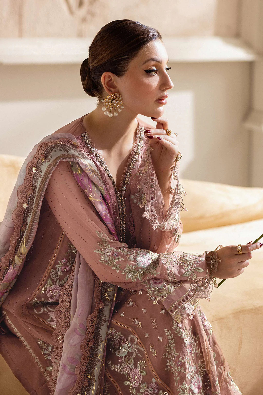 Maria.B - EMBROIDERED CHIFFON