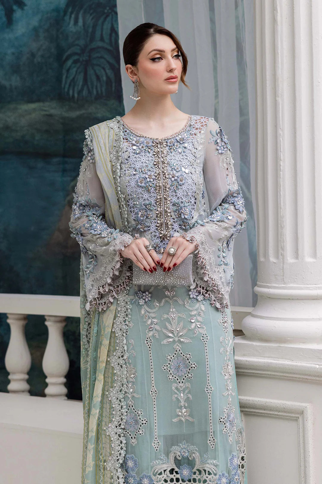 Maria.B - EMBROIDERED CHIFFON    MPC-25