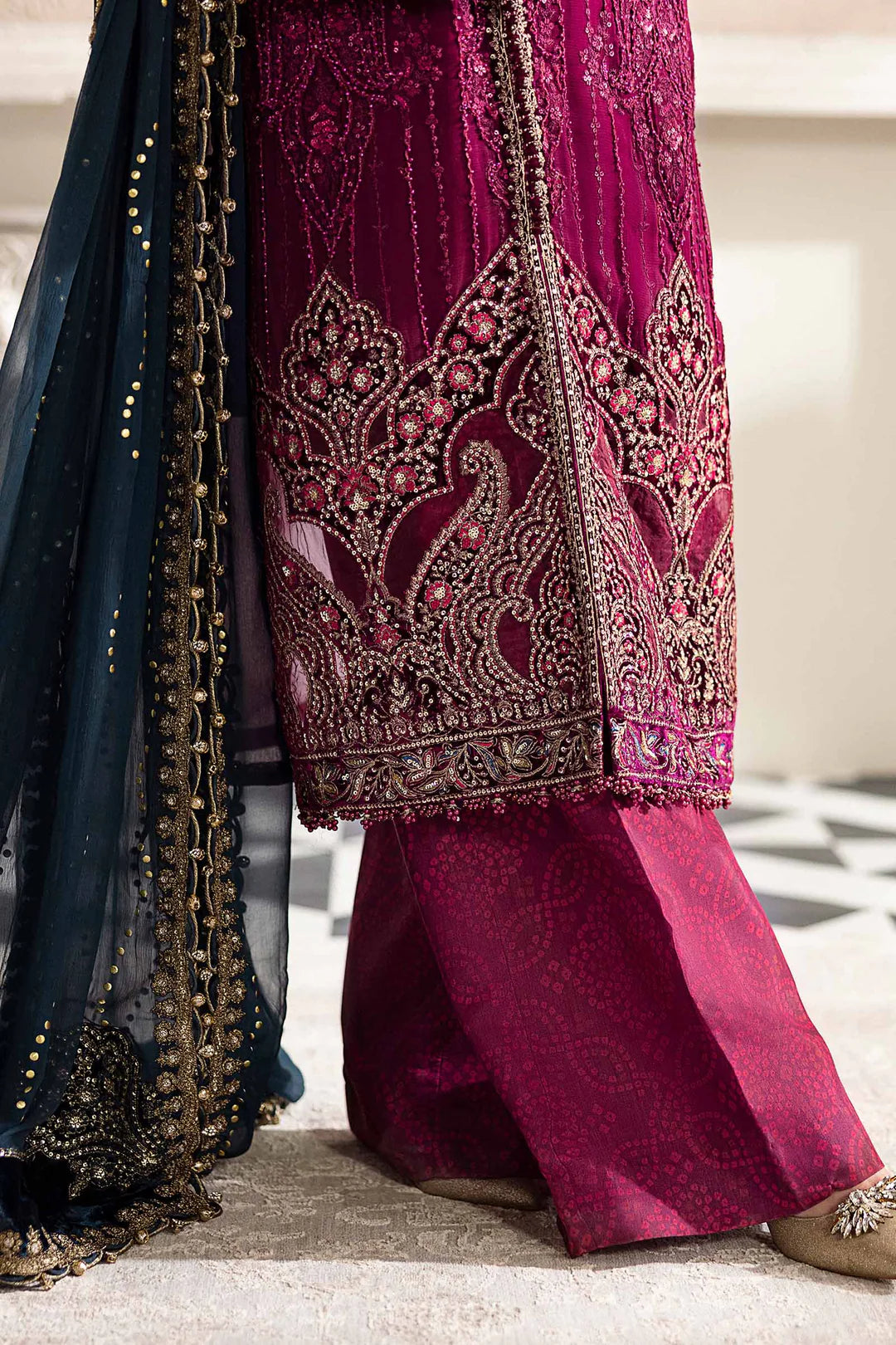 Maria.B -  EMBROIDERED CHIFFON