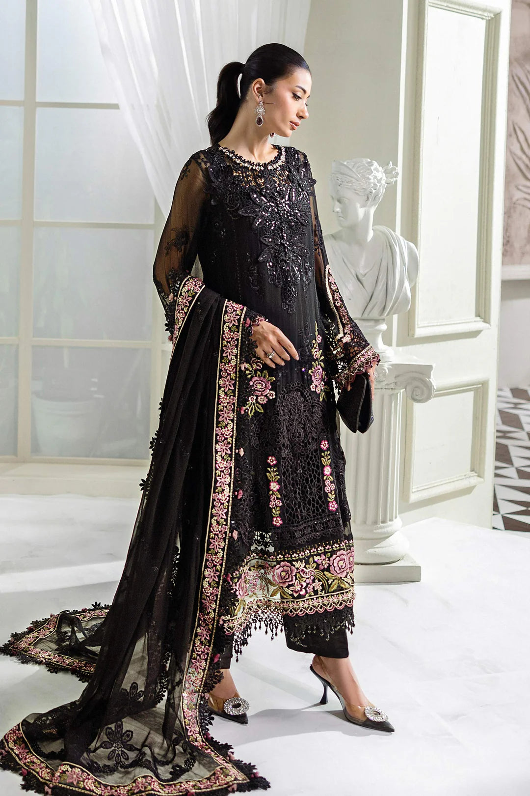 Maria.B - EMBROIDERED CHIFFON    MPC-25